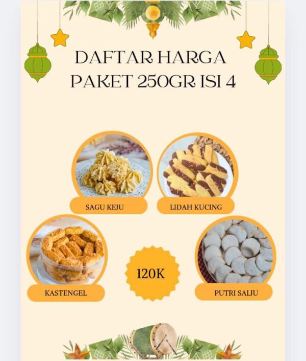 Paket Nastar 250g Isi 4