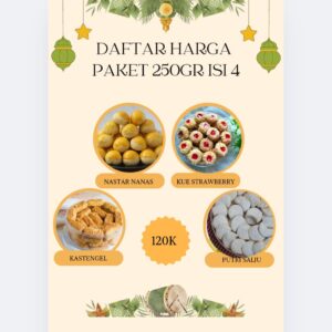 Paket Nastar 250g Isi 4