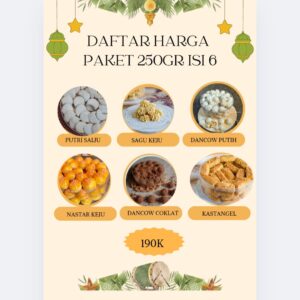Paket Nastar 250g Isi 6