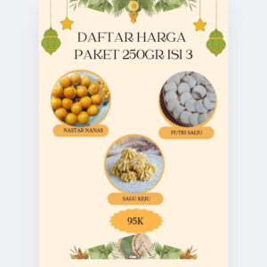 Paket Nastar 250g Isi 3